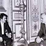 مسعود رجوی در خدمت ملک حسین