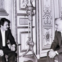 مسعود رجوی در خدمت ملک حسین